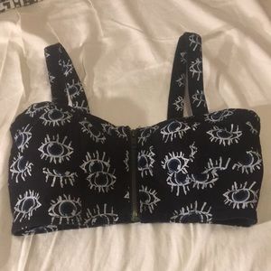 Evil Twin corset bralette top